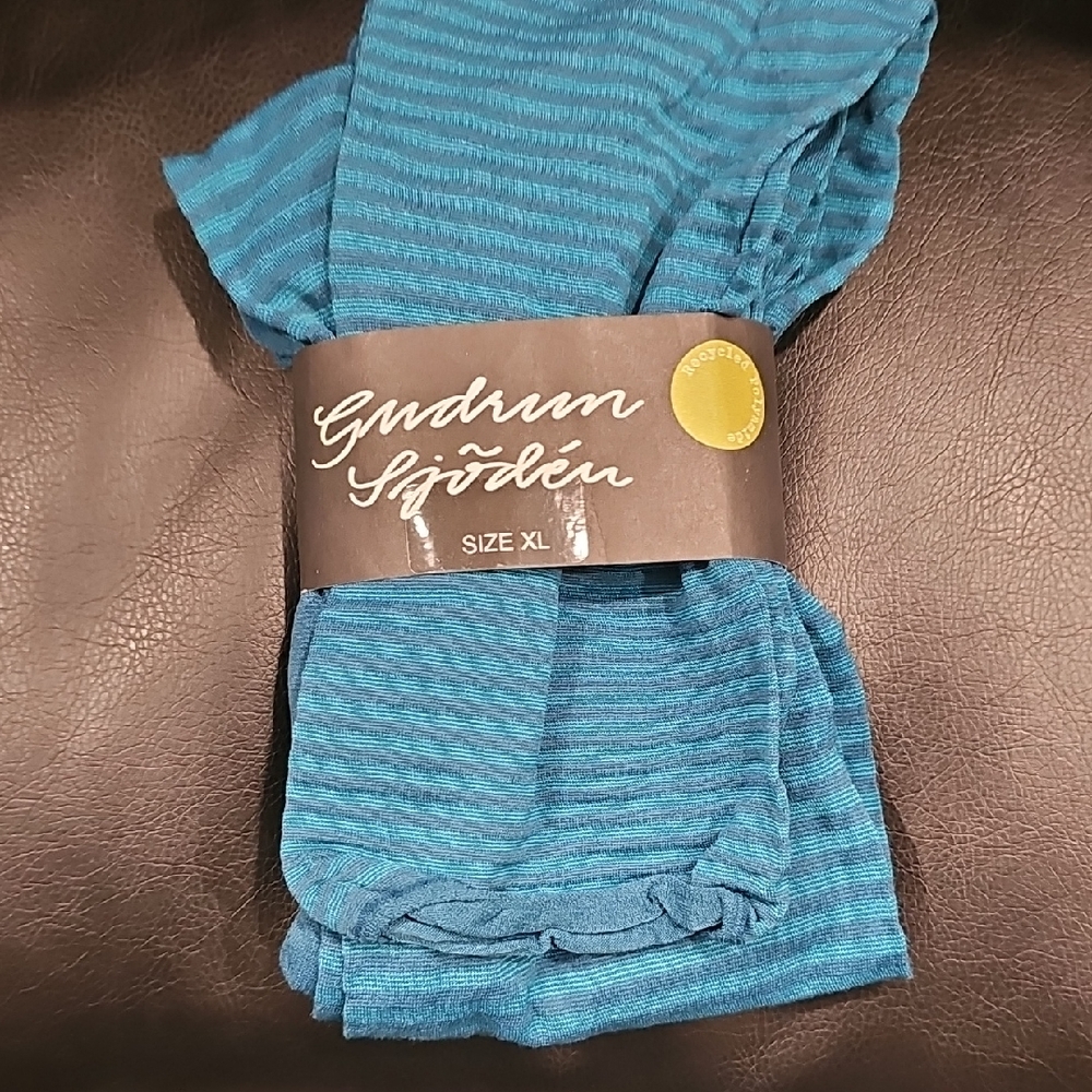 Gudrun Sjoden Blue Striped Hosiery